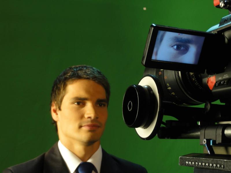 focení v průběhu zkušebního vysílání Hyde park civilizace