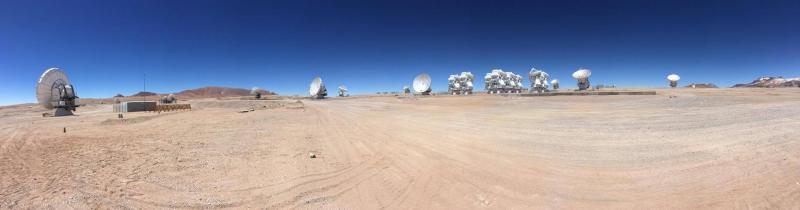 Chile, radioteleskop ALMA, 21.11.2017