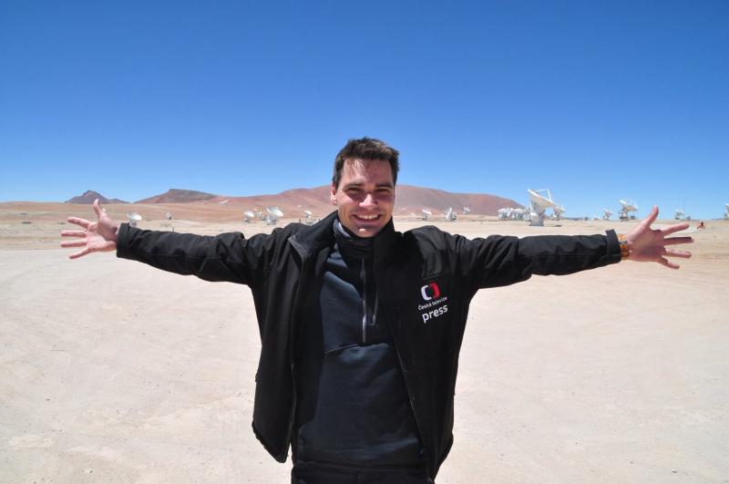 Chile, radioteleskop ALMA, 5050 m.n.m 21.11.2017