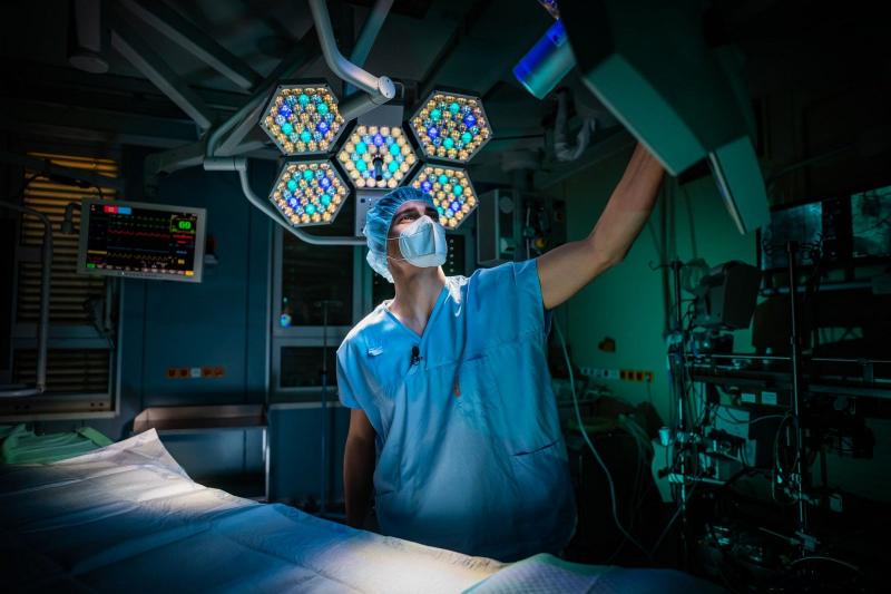 Z natáčení dílu 50 let IKEM. Foto Václav Hodina